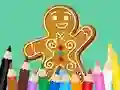 Coloring Book: Gingerbreads – kostenloses Online-Spiel