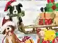 Jigsaw Puzzle: Christmas Dogs – kostenloses Online-Spiel