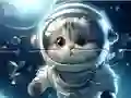 Jigsaw Puzzle: Astronaut-Cat – kostenloses Online-Spiel