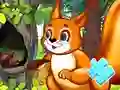 Jigsaw Puzzle: Squirrel Hide Food – kostenloses Online-Spiel