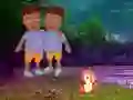 Twins Escape From Night Forest – kostenloses Online-Spiel
