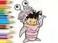 Coloring Book: Monster Costume Girl – kostenloses Online-Spiel