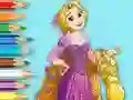 Coloring Book: Princess Rapunzel – kostenloses Online-Spiel