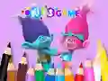Coloring Book: Cute Troll – kostenloses Online-Spiel