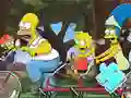 Jigsaw Puzzle: Simpson Family Riding – kostenloses Online-Spiel