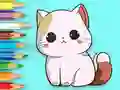 Coloring Book: Cute Kitten – kostenloses Online-Spiel