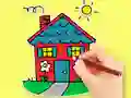 Coloring Book: Dream House – kostenloses Online-Spiel