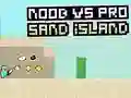 Noob vs Pro Sand Island – kostenloses Online-Spiel