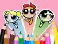 Coloring Book: The Powerpuff Girls – kostenloses Online-Spiel