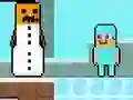 Noob vs Pro Snowman – kostenloses Online-Spiel