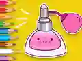 Coloring Book: Perfume Bottle – kostenloses Online-Spiel