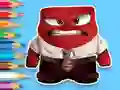 Coloring Book: Inside Out Angry – kostenloses Online-Spiel