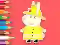 Coloring Book: Rabbit Firefighter – kostenloses Online-Spiel