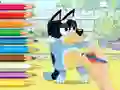 Coloring Book: Bluey And Bingo – kostenloses Online-Spiel