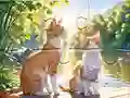 Jigsaw Puzzle: Cats In Pairs – kostenloses Online-Spiel