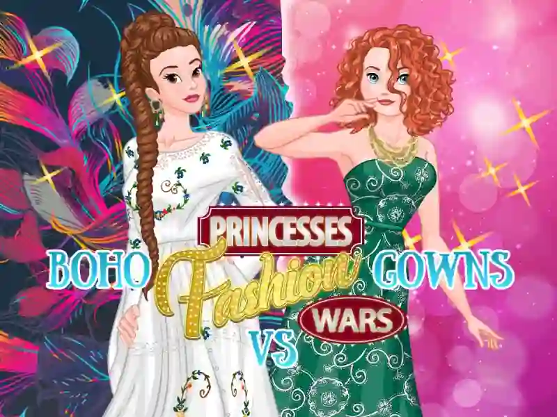 Princesses: Boho Vs Dress Fashion Wars – kostenloses Online-Spiel