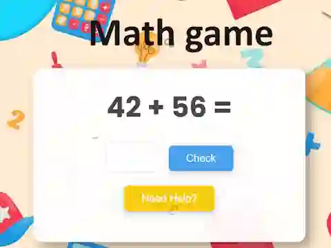 Math game – kostenloses Online-Spiel