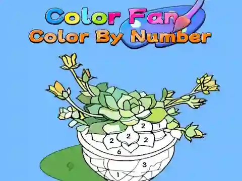 Color Fan: Color By Number – kostenloses Online-Spiel