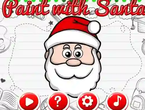 Paint With Santa – kostenloses Online-Spiel