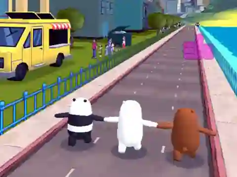 We Bare Bears Bear Parkour – kostenloses Online-Spiel
