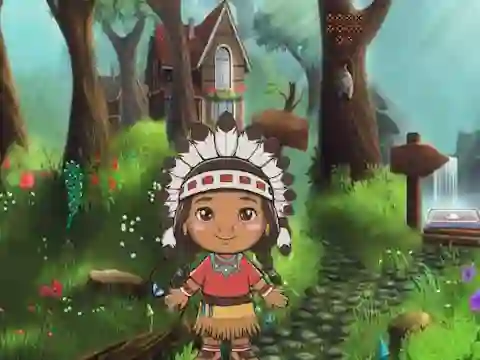 Girl Reach Thanksgiving Land – kostenloses Online-Spiel