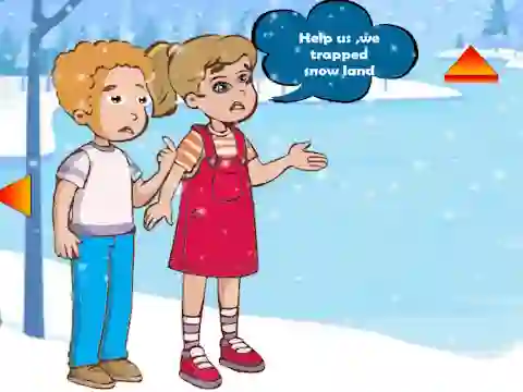 Siblings Escaped Snow Land – kostenloses Online-Spiel