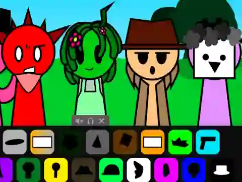 Spruted (Sprunki AU) – kostenloses Online-Spiel
