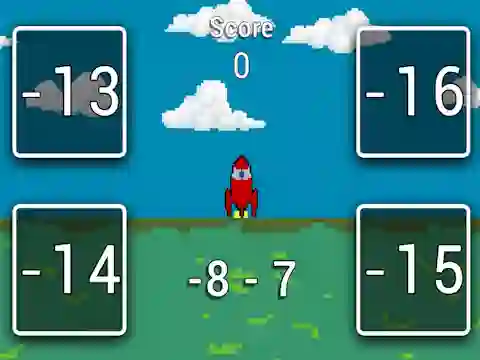Rocket Math – kostenloses Online-Spiel
