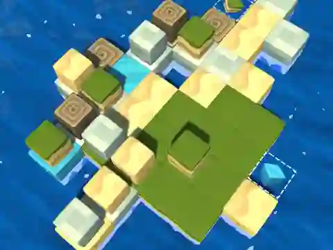 Cube Island: ASMR Relax Puzzle – kostenloses Online-Spiel
