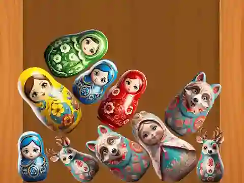Merge Matreshki – kostenloses Online-Spiel