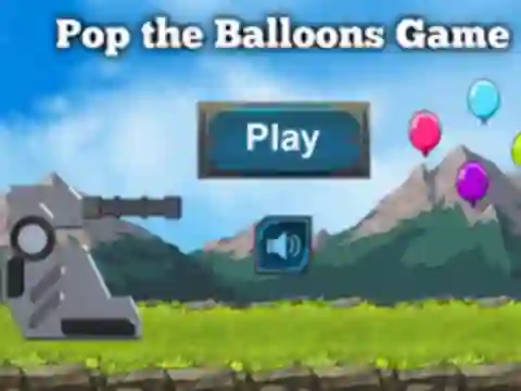Pop The Balloons Game – kostenloses Online-Spiel