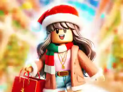 Jigsaw Puzzle: Roblox Christmas Mall – kostenloses Online-Spiel