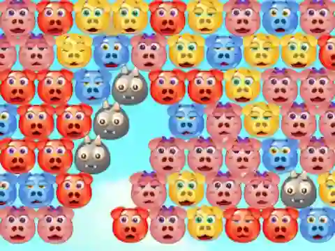 Bubble Piggies – kostenloses Online-Spiel