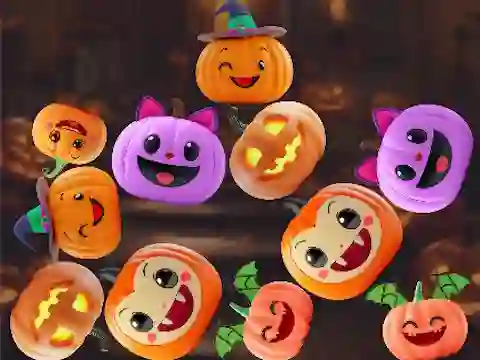 Merge Connect Pumpkins: Halloween! – kostenloses Online-Spiel