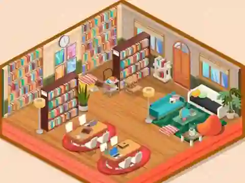 Decor: My Library – kostenloses Online-Spiel