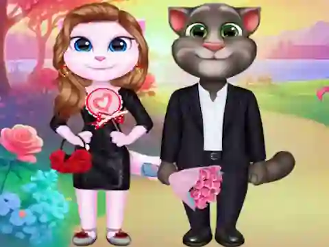 Kitty Couple Lovely Valentine – kostenloses Online-Spiel