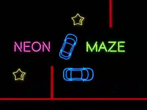 Neon Car Maze – kostenloses Online-Spiel