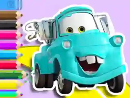 Coloring Book: Mater Cars – kostenloses Online-Spiel