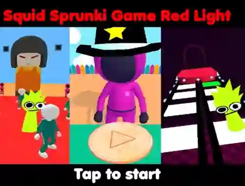 Squid Sprunki Game Red Light – kostenloses Online-Spiel