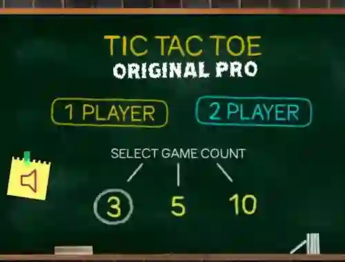 Tic Tac Toe Original Pro – kostenloses Online-Spiel