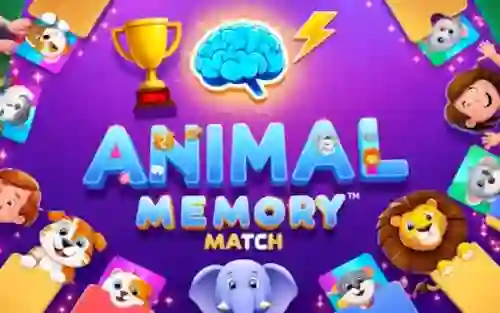 Animal Memory Match – kostenloses Online-Spiel