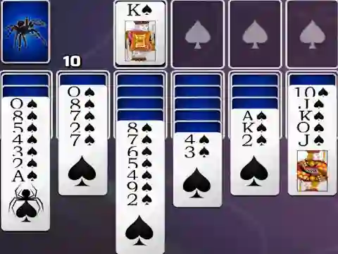 Spades Spider Solitaire – kostenloses Online-Spiel