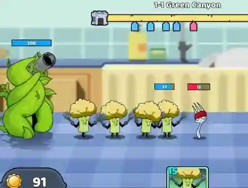 Food Castle Tower Defense – kostenloses Online-Spiel