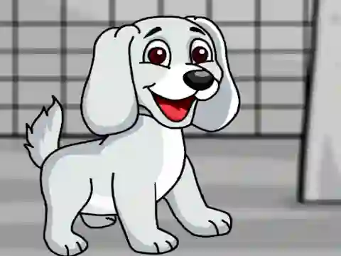 Rescue the White Puppy from Cage – kostenloses Online-Spiel