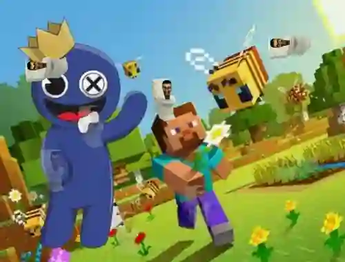 Rainbow Friends Minecraft Hidden Skibidi – kostenloses Online-Spiel