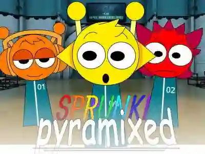 Sprunki Pyramixed: Squid Game – kostenloses Online-Spiel