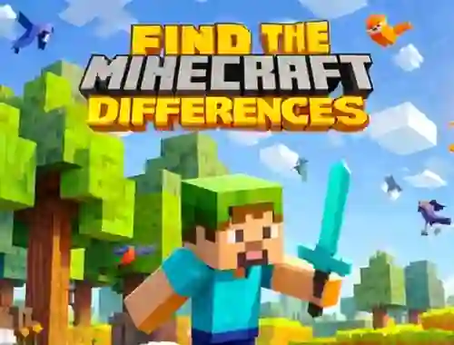 Find The Differences: Minecraft – kostenloses Online-Spiel