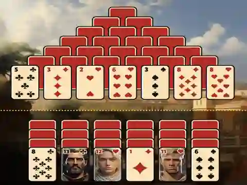 Pyramid Solitaire Ancient Rome – kostenloses Online-Spiel