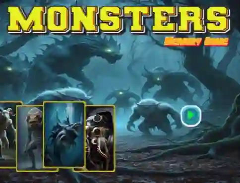Monsters Memory Game – kostenloses Online-Spiel