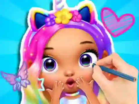 Coloring Book: Fashion Barbie Princess – kostenloses Online-Spiel